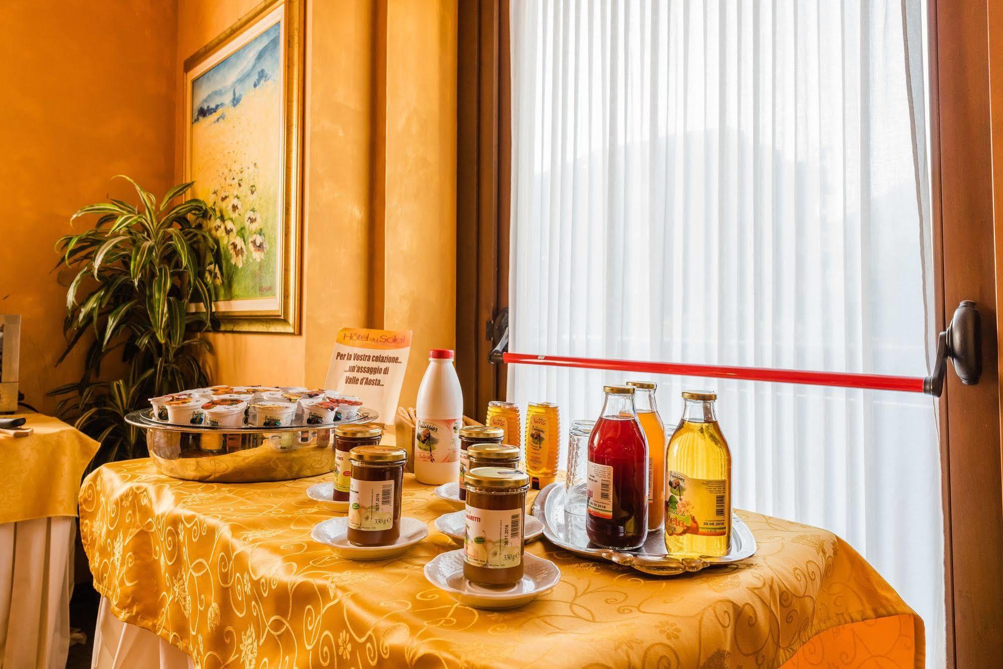 Hotel Au Soleil Saint-Vincent Eksteriør bilde